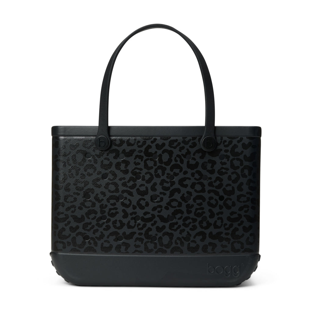 Original Bogg Bag Onyx Leopard Seaside Family Tote Flexible Oversized Waterproof Phone Pouch Included for Summer Adventures