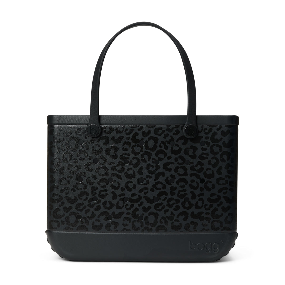 Original Bogg Bag Onyx Leopard Seaside Family Tote Flexible Oversized Waterproof Phone Pouch Included for Summer Adventures