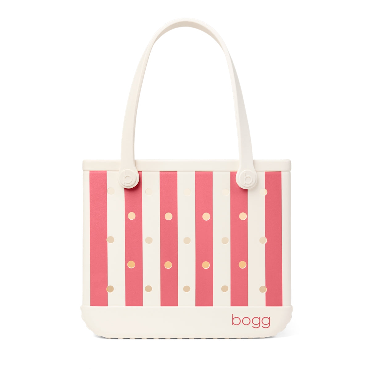 Baby Bogg Bag Capri Coral Stripe Quick Dry Beach Storage Tote Tip Resistant Tip Resistant with Waterproof Phone Pouch for Outdoor Adventures Travel Organizer Vacation Essentials for Women