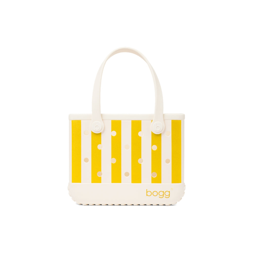 Bitty Bogg Bag Limoncello Yellow Stripe Summer Holiday Storage Tote Flexible Waterproof Adjustable Shoulder Strap for Outdoor Sports