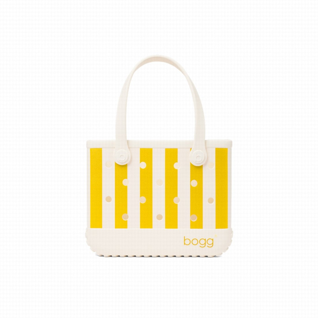 Bitty Bogg Bag Limoncello Yellow Stripe Pool Party Storage Bag Functional Washable Easy Maintenance Surface for Boat Excursions