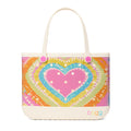 Original Bogg Bag Dye licious Heart Pink Taffy Quick Dry Beach Storage Tote Easy Clean Travel Friendly with Extra Storage Compartments for Weekend Getaways Travel Organizer Vacation Essentials for Women
