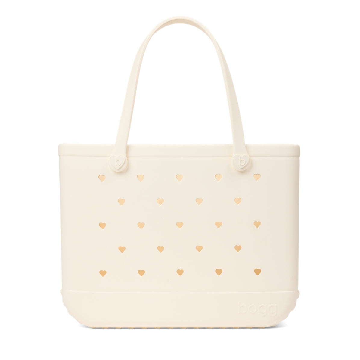Original Bogg Bag Cut Out Heart Coconut Sunny Getaway Carryall Luxury Large Capacity Easy Maintenance Surface for Weekend Travel