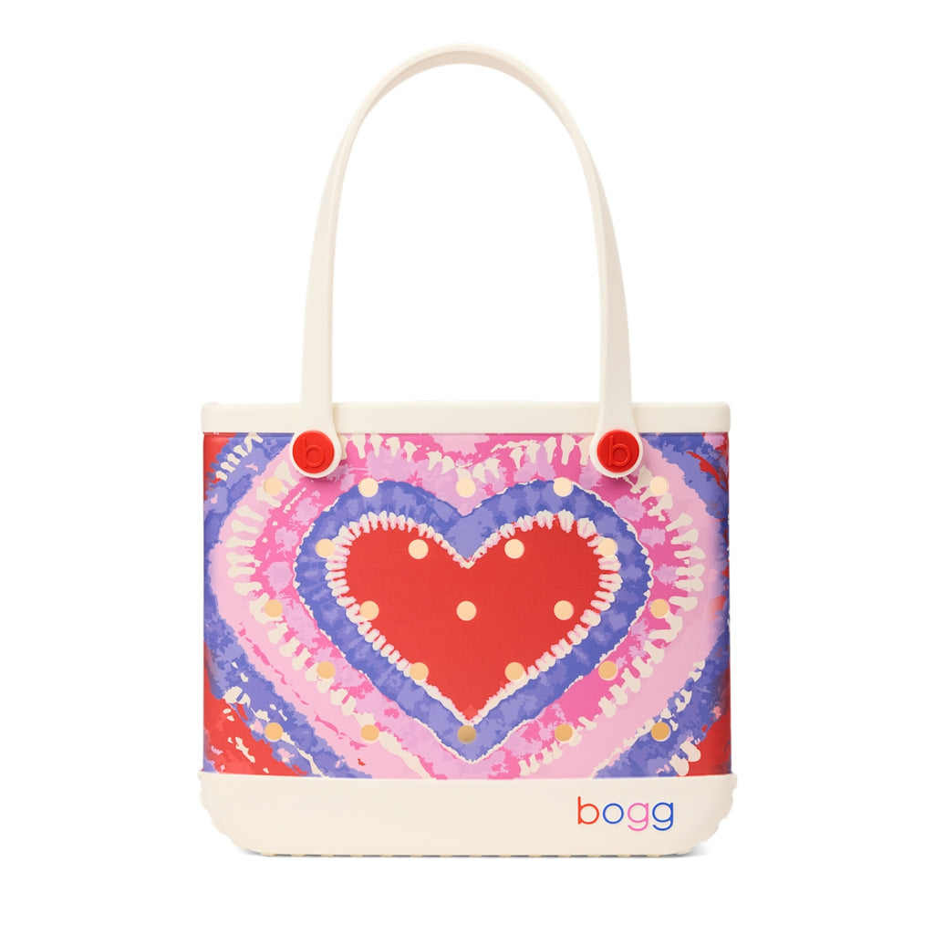 Baby Bogg Bag Dye licious Heart Buoy Red Cruise Ship Essentials Tote Premium Easy Clean Non Slip Bottom Design for Cruise Travel