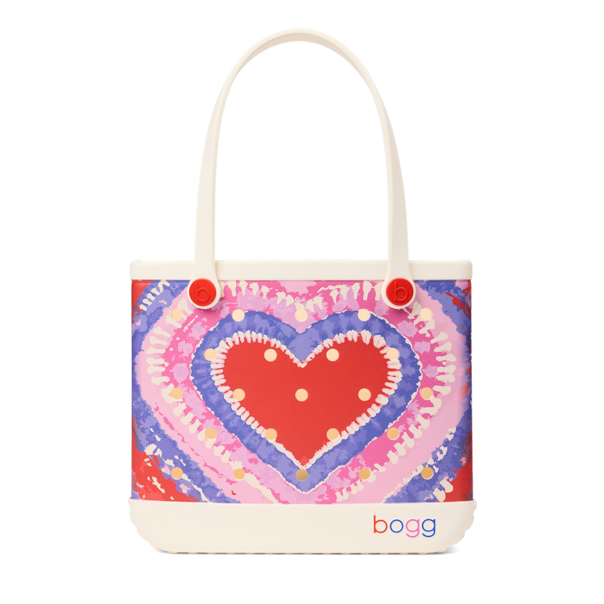 Baby Bogg Bag Dye licious Heart Buoy Red Cruise Ship Essentials Tote Premium Easy Clean Non Slip Bottom Design for Cruise Travel