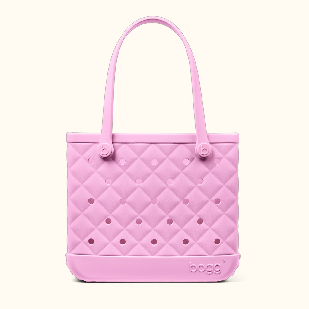 Baby Bogg Bag Quilted Pink Taffy Outdoor Adventure Pool Tote Durable Travel Friendly with Non Slip Bottom for Boat Trips Travel Organizer Vacation Essentials for Women