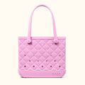 Baby Bogg Bag Quilted Pink Taffy Outdoor Adventure Pool Tote Durable Travel Friendly with Non Slip Bottom for Boat Trips Travel Organizer Vacation Essentials for Women
