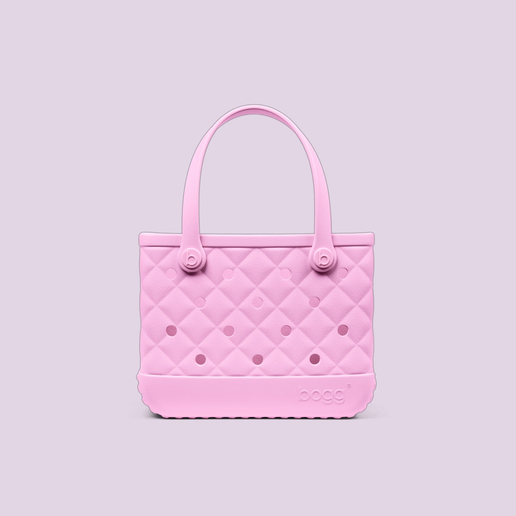 Bitty Bogg Bag Quilted Pink Taffy Family Beach Day Carryall Tip Resistant Tip Resistant with Adjustable Shoulder Strap for Family Beach Days Travel Organizer Vacation Essentials for Women