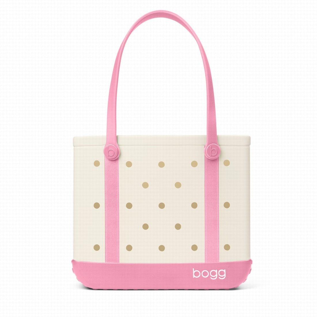 Baby Bogg Bag Varsity Blowing Pink Bubbles Summer Holiday Storage Tote Lightweight Easy Clean Bonus Cosmetic Bag Included for Weekend Travel