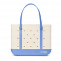 Original Bogg Bag Varsity Out Of The Blue Resort Lifestyle Tote Portable Tip Resistant Deep Storage Interior for Weekend Travel