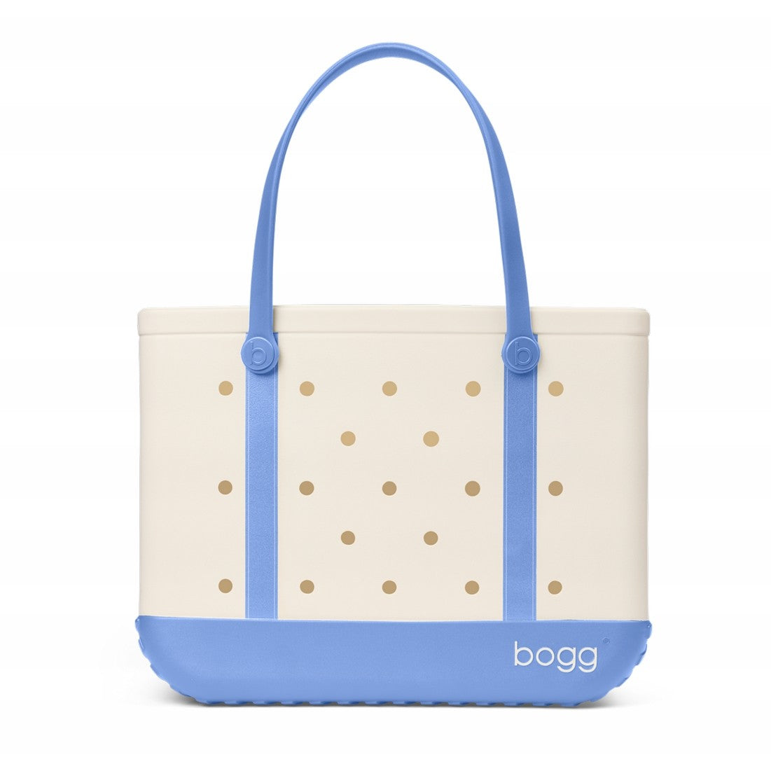 Original Bogg Bag Varsity Out Of The Blue Resort Lifestyle Tote Portable Tip Resistant Deep Storage Interior for Weekend Travel