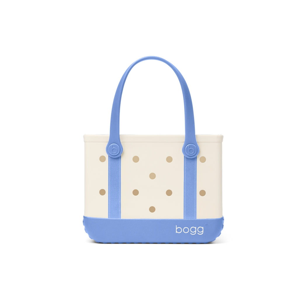 Bitty Bogg Bag Varsity Out Of The Blue Family Fun Day Tote Modern Easy Clean Reinforced Grip Handles for Boat Excursions