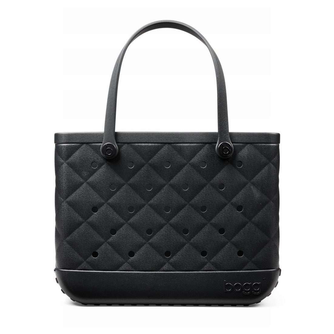 Original Bogg Bag Quilted LBD Black Beach Vacation Carryall Stylish Travel Friendly Adjustable Shoulder Strap for Family Trips