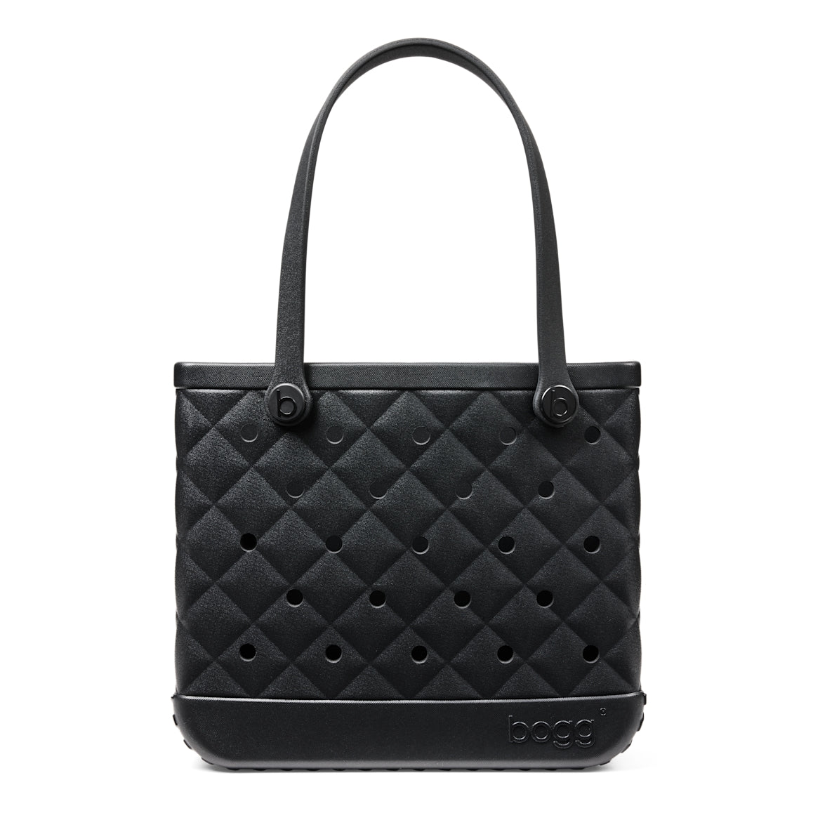 Baby Bogg Bag Quilted LBD Black Beach Club Waterproof Tote Premium Easy Clean Waterproof Phone Pouch Included for Women
