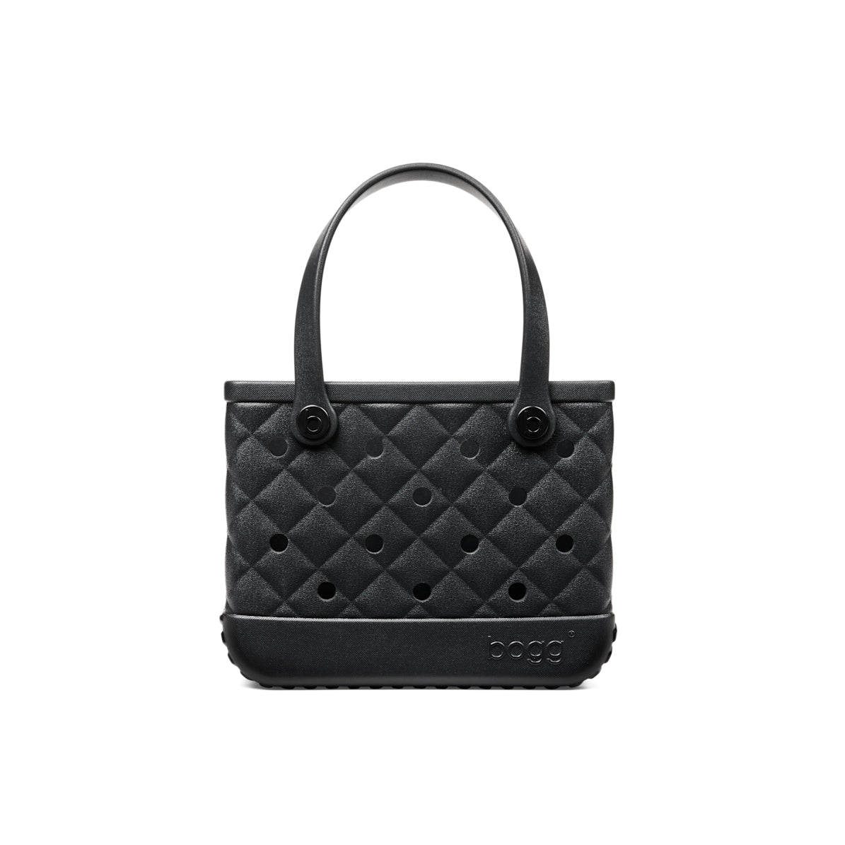 Bitty Bogg Bag Quilted LBD Black Outdoor Adventure Pool Tote Tip Resistant Waterproof with Non Slip Bottom for Yacht Excursions Travel Organizer Vacation Essentials for Women