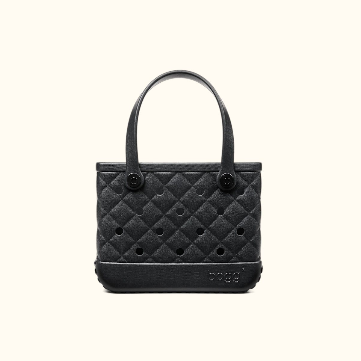 Bitty Bogg Bag Quilted LBD Black Boat Trip Waterproof Tote Tip Resistant Sandproof with Travel Accessory Pouch for Water Sports Travel Organizer Vacation Essentials for Women