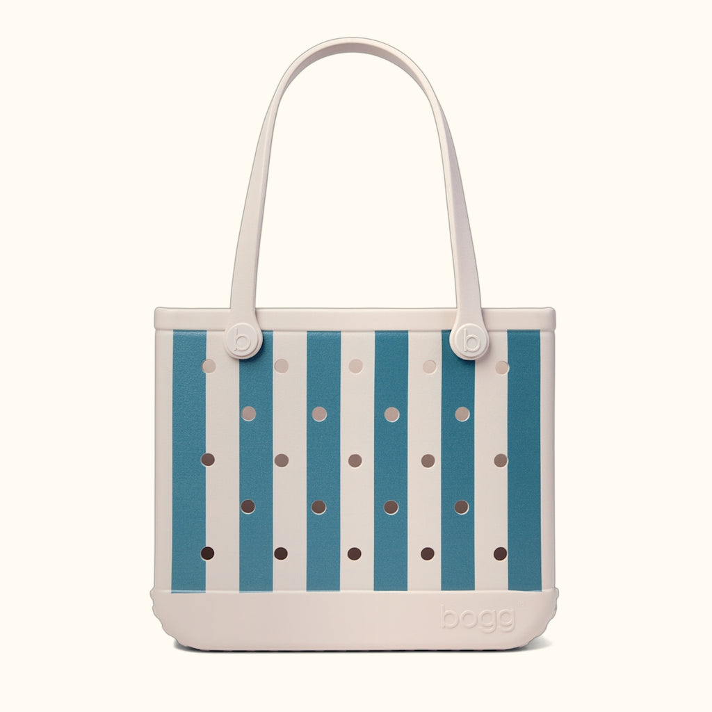 Baby Bogg Bag Dockside Stripe Vacation Essentials Beach Organizer Waterproof Lightweight with Makeup Bag for Pool Days Travel Organizer Vacation Essentials for Women