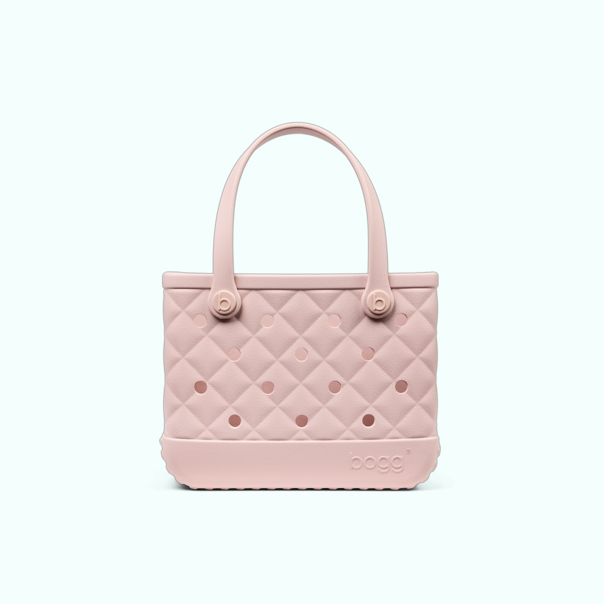 Bitty Bogg Bag Quilted Rose Petal Waterproof EVA Beach Tote Bag Travel Friendly Lightweight with Travel Accessory Pouch for Camping Trips Travel Organizer Vacation Essentials for Women