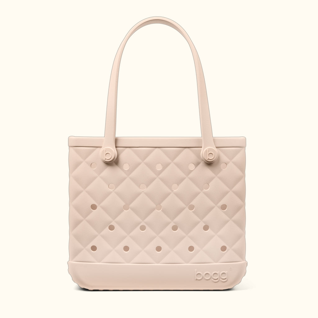 Baby Bogg Bag Quilted Freshly Pressed Linen Weekend Escape Carryall Flexible Easy Clean Accessory Organizer Pouch for Resort Vacations