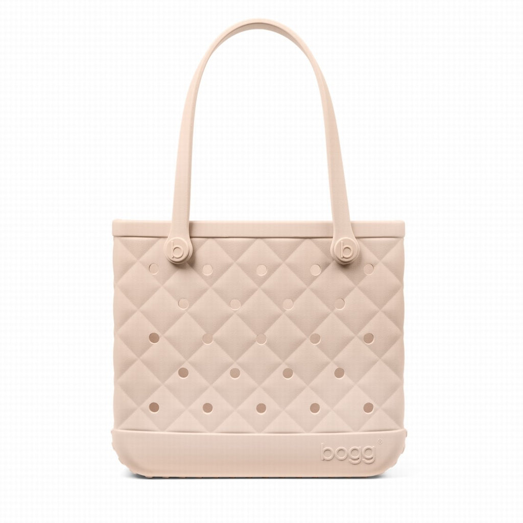 Baby Bogg Bag Quilted Freshly Pressed Linen Weekend Getaway Beach Bag Travel Friendly Durable with Non Slip Bottom for Weekend Getaways Travel Organizer Vacation Essentials for Women