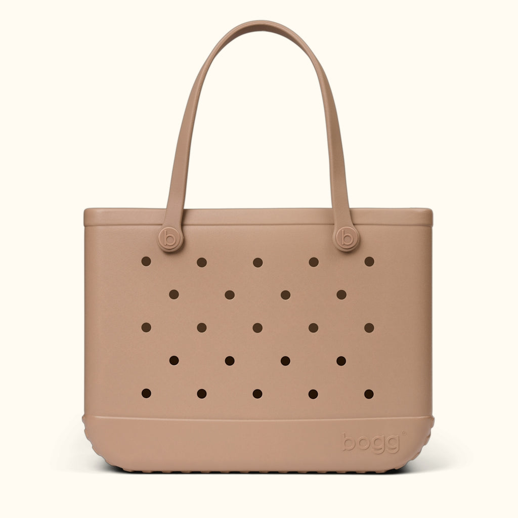Original Bogg Bag Camel Travel Companion Beach Tote Flexible Washable Open Top Access Access for Weekend Travel