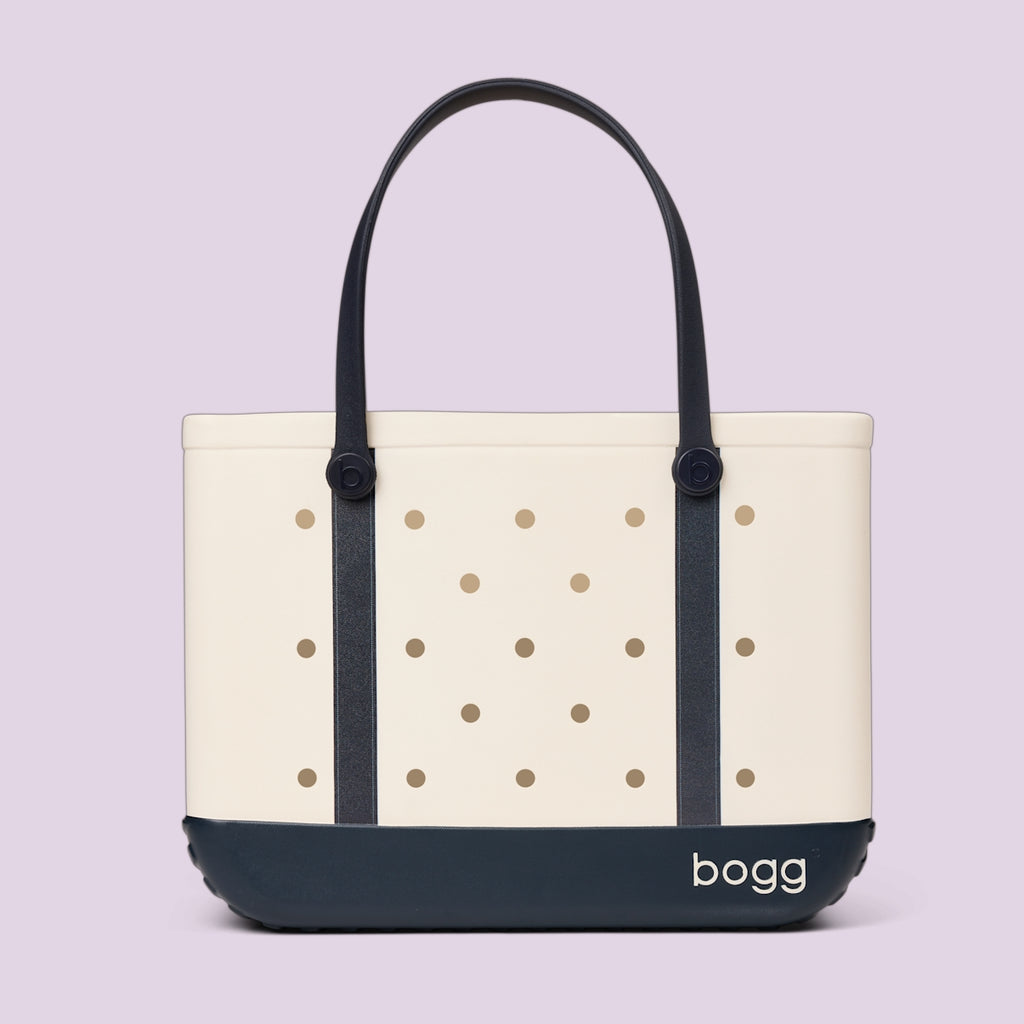 Original Bogg Bag Oxford Blue Oversized Beach Travel Tote Durable Travel Friendly with Easy Clean Surface for Water Sports Travel Organizer Vacation Essentials for Women