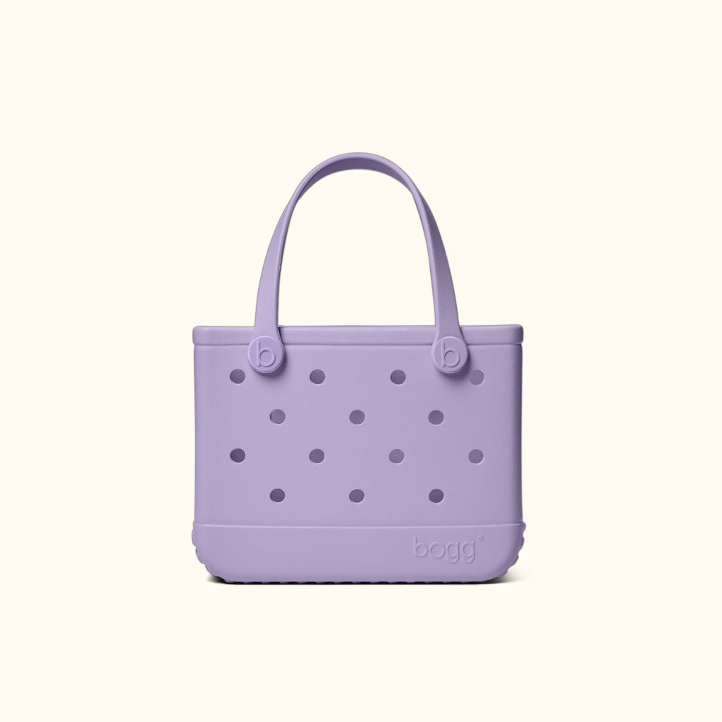 Bitty Bogg Bag I Lilac You a Lot Beach Vacation Carryall Lightweight Waterproof Deep Storage Interior for Family Trips