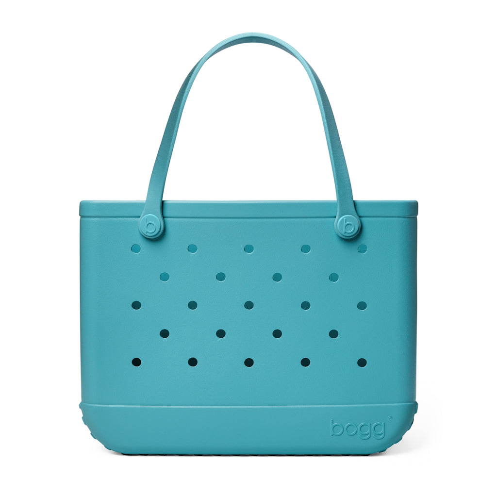 Original Bogg Bag Turquoise and Caicos Cruise Ship Essentials Tote Lightweight Multi Purpose Adjustable Shoulder Strap for Beach Holidays
