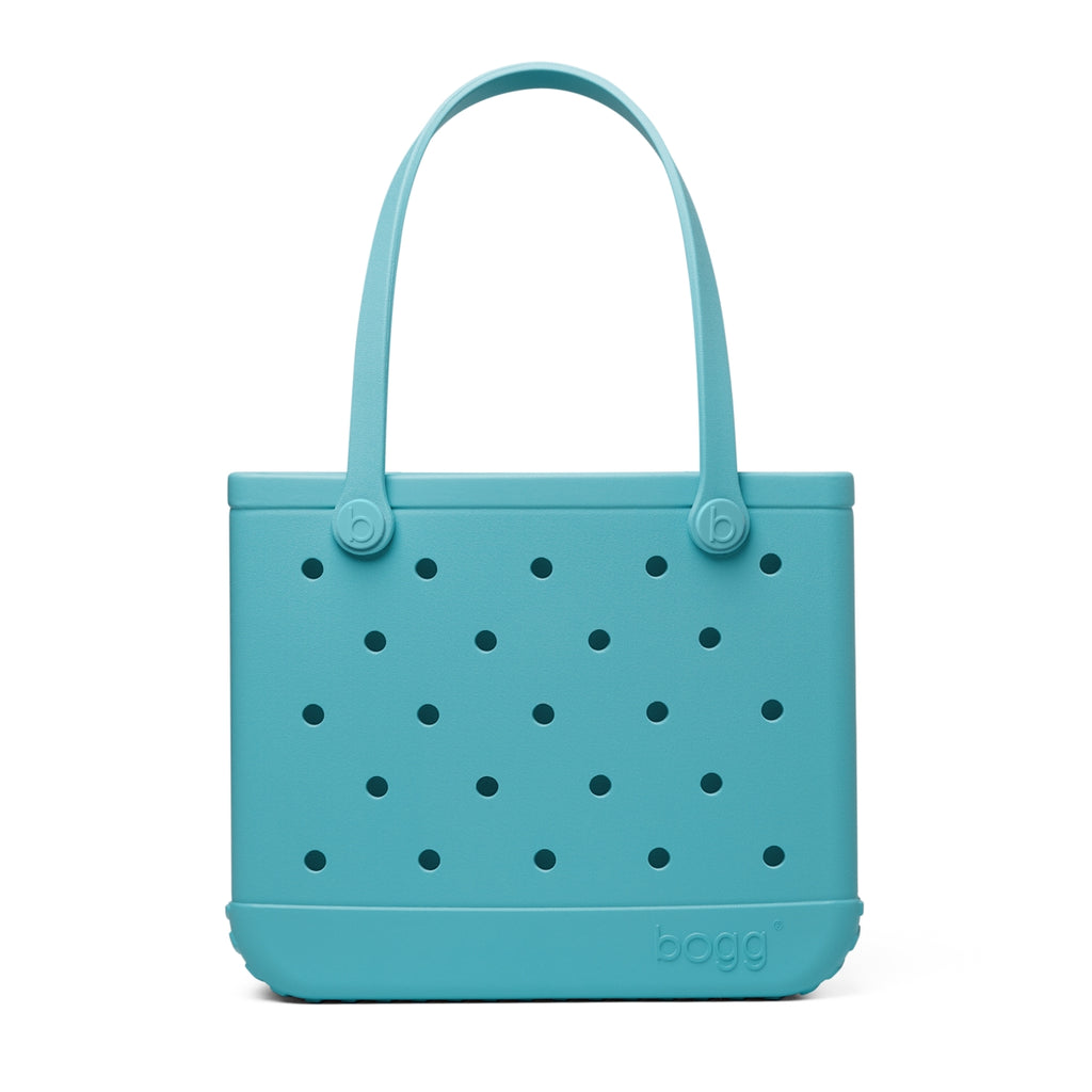 Baby Bogg Bag Turquoise and Caicos Family Beach Day Carryall Washable Lightweight with Reinforced Handles for Picnic Days Travel Organizer Vacation Essentials for Women