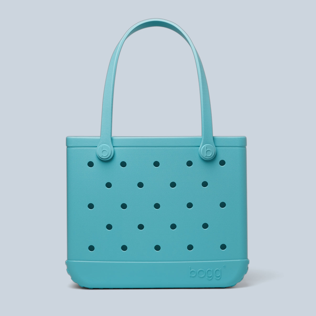Baby Bogg Bag Turquoise and Caicos Easy Clean Rubber Tote Washable Sandproof with Cosmetic Organizer for Weekend Getaways Travel Organizer Vacation Essentials for Women