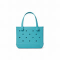 Bitty Bogg Bag Turquoise and Caicos Large Capacity Beach Carryall Durable Sandproof with Spacious Interior for Summer Travel Travel Organizer Vacation Essentials for Women