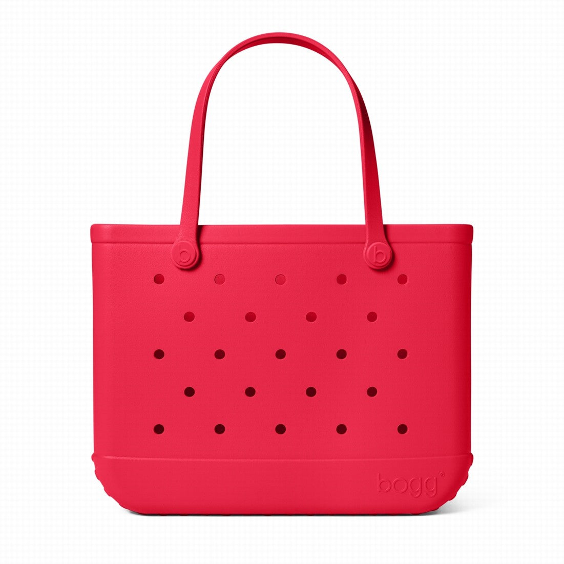 Original Bogg Bag Off to the Races Red Tropical Resort Beach Bag Lightweight Oversized Waterproof Phone Pouch Included for Cruise Travel