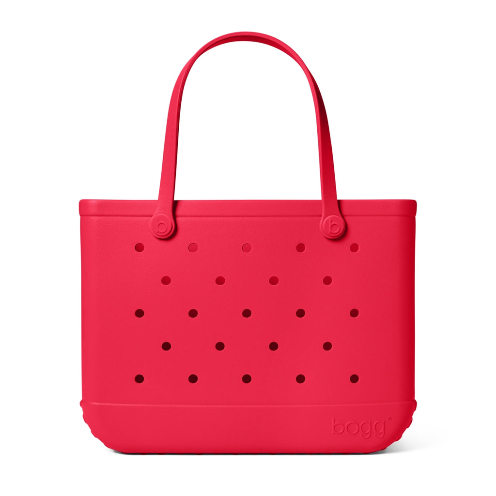 Original Bogg Bag Off to the Races Red Sunny Getaway Carryall Luxury Quick Dry Open Top Access Access for Pool Activities
