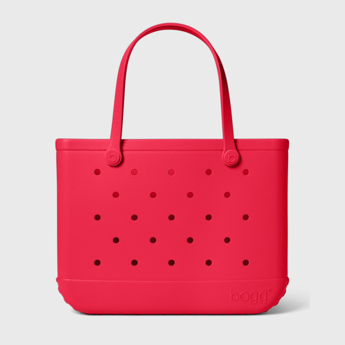Original Bogg Bag Off to the Races Red Adventure Ready Beach Tote Flexible Oversized Waterproof Phone Pouch Included for Women
