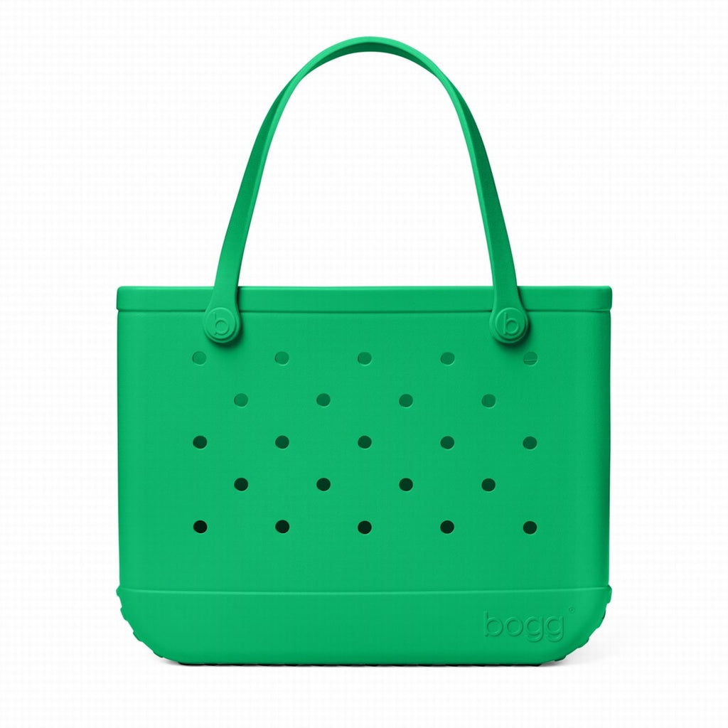 Original Bogg Bag Green with Envy Resort Vacation Beach Tote Washable Easy Clean with Easy Clean Surface for Cruise Travel Travel Organizer Vacation Essentials for Women