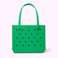 Baby Bogg Bag Green with Envy Large Capacity Beach Carryall Washable Easy Clean with Travel Accessory Pouch for Camping Trips Travel Organizer Vacation Essentials for Women