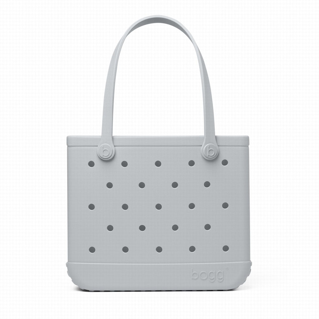 Baby Bogg Bag Shades of Gray Easy Clean Rubber Tote Waterproof Easy Clean with Cosmetic Organizer for Camping Trips Travel Organizer Vacation Essentials for Women