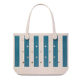 Original Bogg Bag Dockside Stripe Waterfront Travel Tote Ultra Durable Travel Friendly Accessory Organizer Pouch for Pool Activities