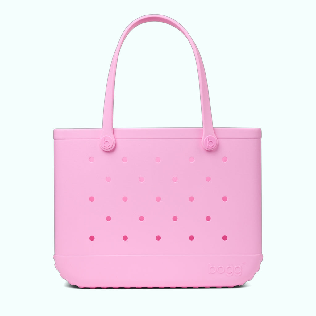 Original Bogg Bag Pink Taffy Beach Vacation Carryall Ultra Durable Travel Friendly Accessory Organizer Pouch for Cruise Travel
