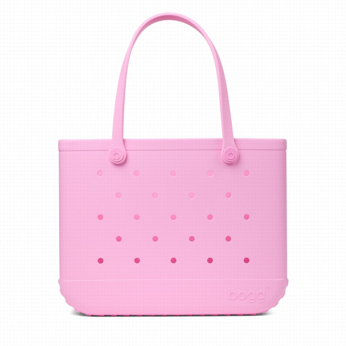 Original Bogg Bag Pink Taffy Resort Vacation Beach Tote Durable Large Capacity with Spacious Interior for Camping Trips Travel Organizer Vacation Essentials for Women