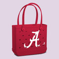 Baby Bogg Bag Alabama Crimson Tide Large Capacity Beach Carryall Travel Friendly Lightweight with Cosmetic Organizer for Resort Holidays Travel Organizer Vacation Essentials for Women