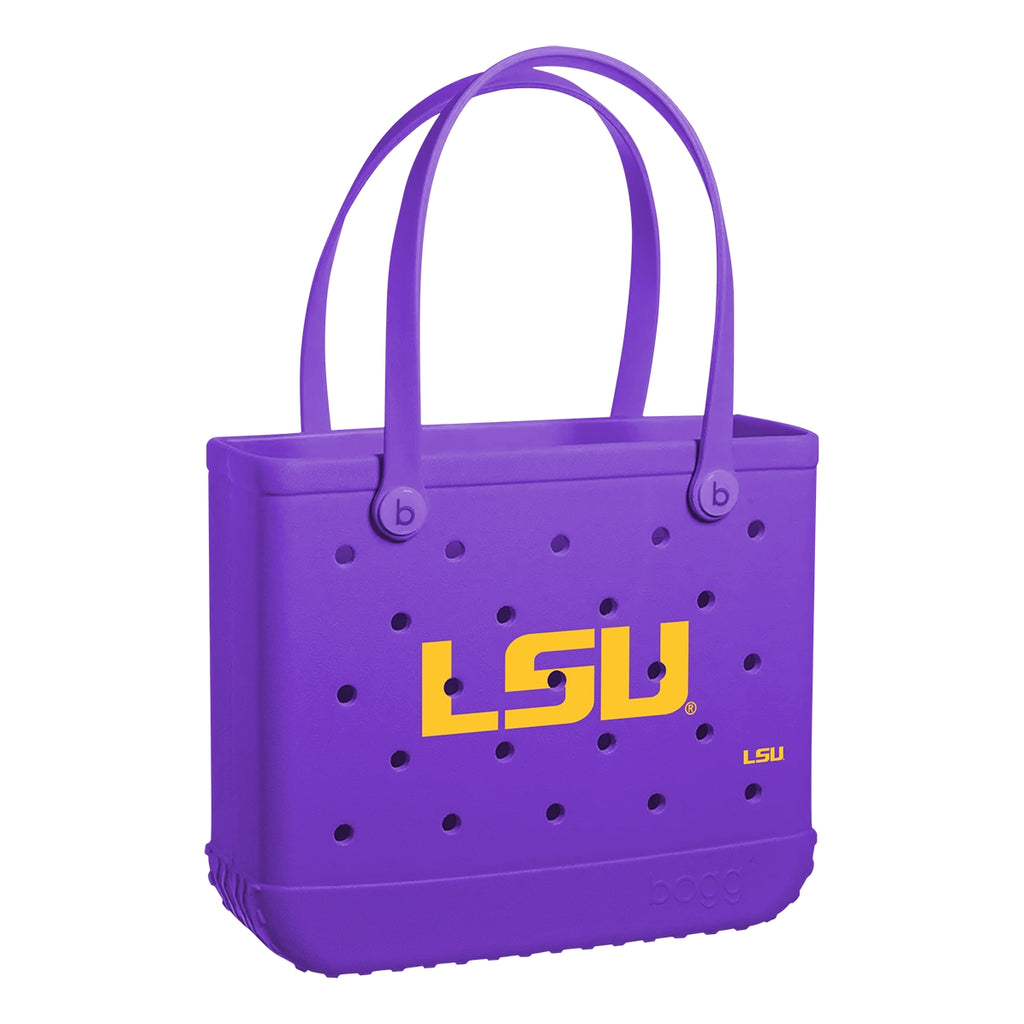 Baby Bogg Bag LSU Tigers Weekend Getaway Beach Bag Waterproof Tip Resistant with Cosmetic Organizer for Outdoor Adventures Travel Organizer Vacation Essentials for Women