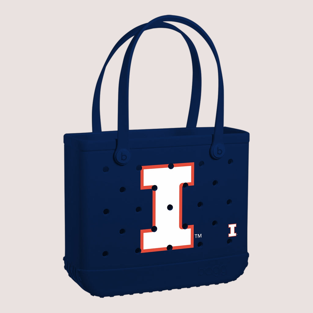 Baby Bogg Bag Illinois Fighting Illini Travel Smart Beach Bag Stylish Large Capacity Bonus Cosmetic Bag Included for Outdoor Sports