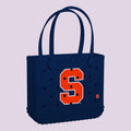 Baby Bogg Bag Syracuse Orange Summer Beach Accessories Bag Lightweight Easy Clean with Cosmetic Organizer for Yacht Excursions Travel Organizer Vacation Essentials for Women