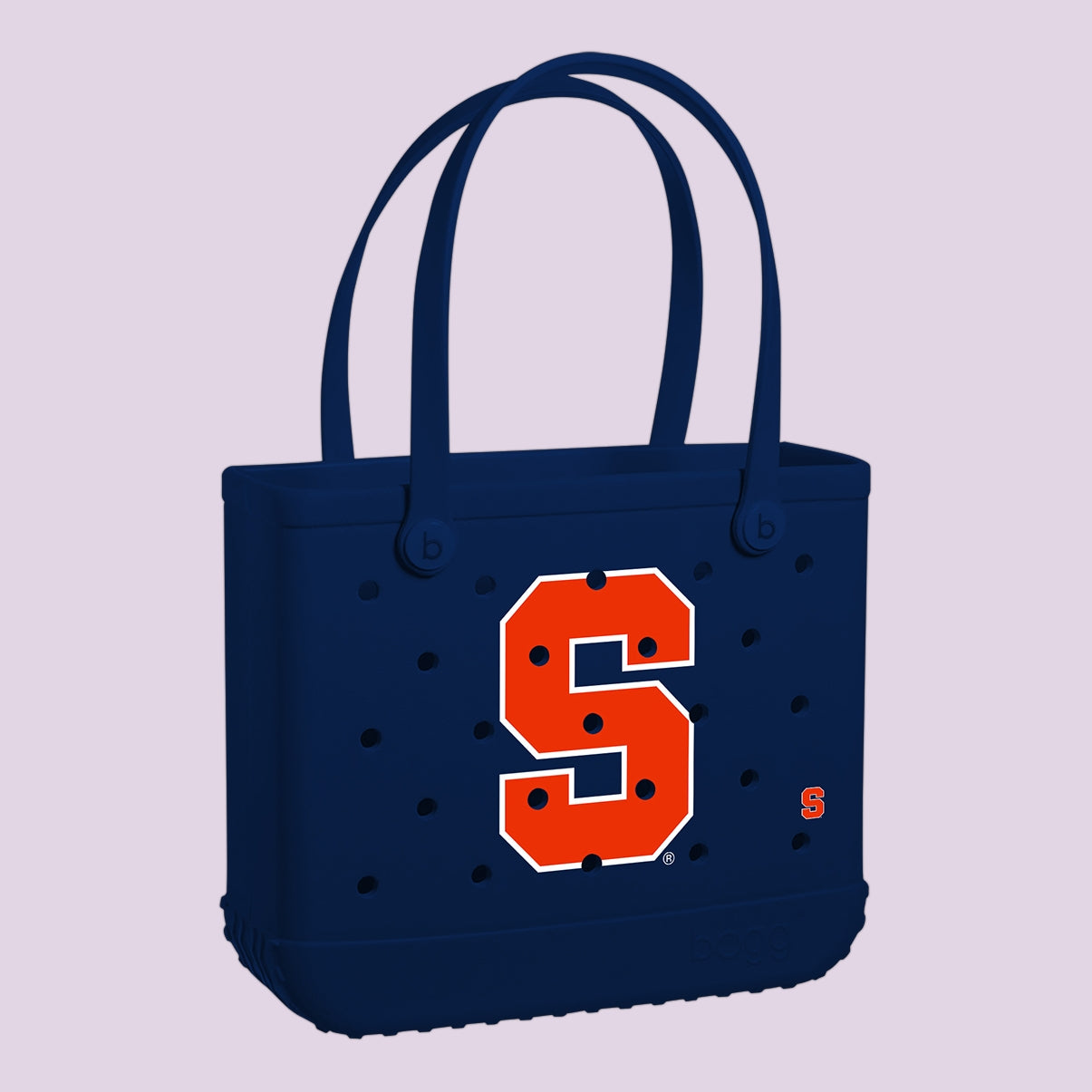 Baby Bogg Bag Syracuse Orange Summer Beach Accessories Bag Lightweight Easy Clean with Cosmetic Organizer for Yacht Excursions Travel Organizer Vacation Essentials for Women