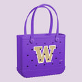 Baby Bogg Bag Washington Huskies Vacation Essentials Beach Organizer Waterproof Travel Friendly with Extra Storage Compartments for Water Sports Travel Organizer Vacation Essentials for Women