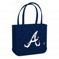 Baby Bogg Bag Atlanta Braves Water Sports Travel Tote Oversized Easy Clean with Non Slip Bottom for Water Sports Travel Organizer Vacation Essentials for Women