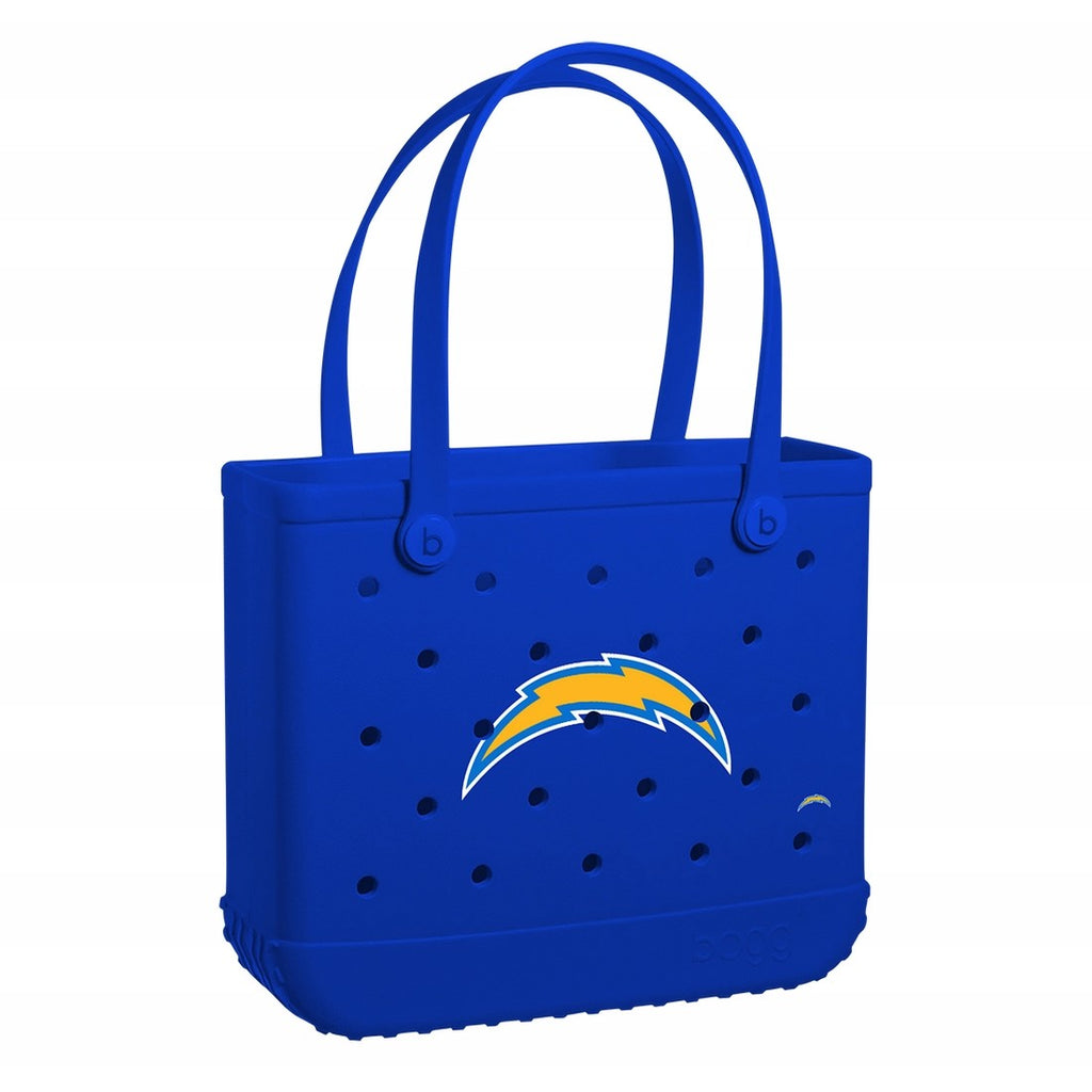Baby Bogg Bag Los Angeles Chargers Lightweight Waterproof Carryall Oversized Durable with Makeup Bag for Beach Vacation Travel Organizer Vacation Essentials for Women