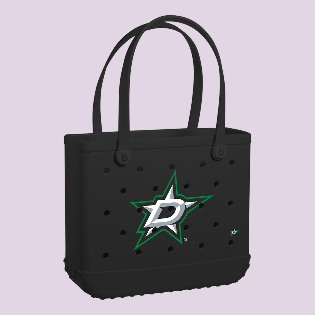 Baby Bogg Bag Dallas Stars Easy Clean Rubber Tote Sandproof Easy Clean with Reinforced Handles for Cruise Travel Travel Organizer Vacation Essentials for Women