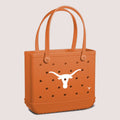 Baby Bogg Bag Texas Longhorns Oversized Beach Travel Tote Tip Resistant Waterproof with Extra Storage Compartments for Yacht Excursions Travel Organizer Vacation Essentials for Women